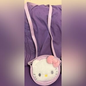 Hello Kitty Plush White and Pink Shoulder Bag